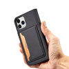 Magnet Card Case for iPhone 12 Pro Max Pouch Card Wallet Card Holder Black