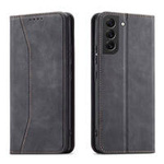 Magnet Fancy Case for Samsung Galaxy S23+ flip cover wallet stand black