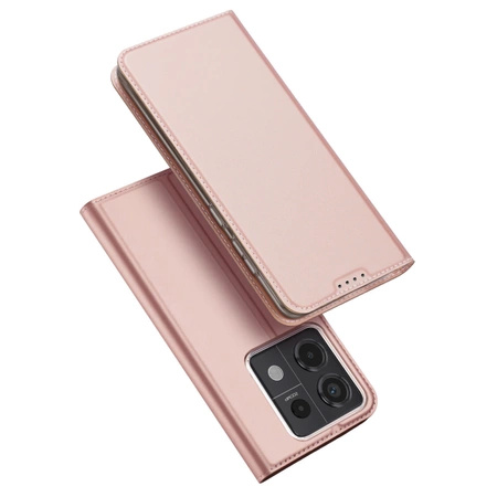 Dux Ducis Skin Pro Hülle mit Klappe und Kartenfach für Xiaomi Redmi Note 13 Pro 5G – Pink