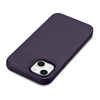 iCarer Case Leather genuine leather case for iPhone 14 Plus dunkelviolett () (MagSafe compatible)