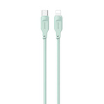 USAMS Kabel USB-C na Lightning PD Fast Charging 1,2m 20W Lithe Series zielony/green SJ566USB04 (US-SJ566)