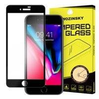 Wozinsky super wytrzymałe szkło hartowane Full Glue na cały ekran z ramką Case Friendly iPhone SE 2020 / iPhone 8 / iPhone 7 czarny