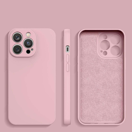 Silicone case etui Samsung Galaxy A54 5G silikonowy pokrowiec różowe