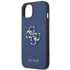 Guess nakładka do iPhone 13 Mini 5,4&quot; GUHCP13SSA4GSBL niebieski hard case Saffiano 4G Metal Logo