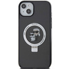 Karl Lagerfeld KLHMP15MHMRSKCK iPhone 15 Plus 6.7&quot;black/black hardcase Ring Stand Karl&amp;Choupette MagSafe