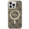 Guess GUHMP14XH4STW iPhone 14 Pro Max 6.7&quot; brown/brown hardcase 4G MagSafe