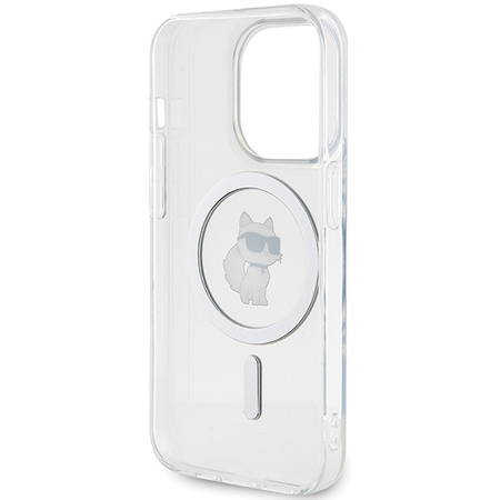 Karl Lagerfeld KLHMP13XHFCCNOT iPhone 13 Pro Max 6.7" transparent hardcase IML Choupette MagSafe