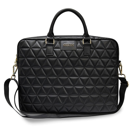 Guess Quilted Computer Bag - Torba na notebooka 15" (czarny)