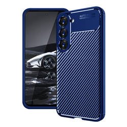 Case SAMSUNG GALAXY S23+ Armored Shockproof Nexeri Carbon Fiber blue