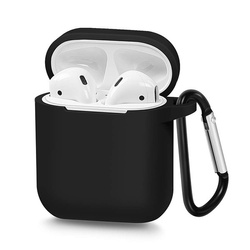 Etui Silikonowe do słuchawek Airpods Typ 1 - Czarne