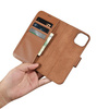 iCarer Wallet Case 2in1 iPhone 14 Flip Leather Anti-RFID Brown (WMI14220725-BN)