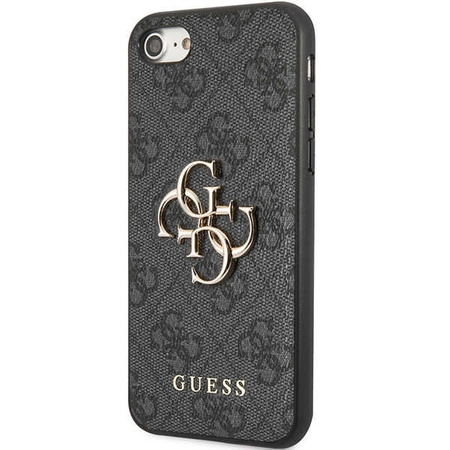 Guess GUHCI84GMGGR iPhone 7/8/SE 2020/ 2022 Grau/Grau Hardcase 4G Big Metal Logo