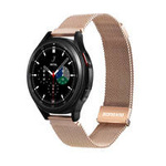 Dux Ducis Magnetic Strap pasek do Samsung Galaxy Watch / Huawei Watch / Honor Watch / Xiaomi Watch (22mm band) magnetyczna opaska złoty (Milanese Version)