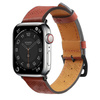 Strap Leather Leather strap for Apple Watch SE, 8, 7, 6, 5, 4, 3, 2, 1 (41, 40, 38 mm) band bracelet red