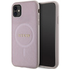 Guess GUHMN61PSAHMCP case for iPhone 11 / Xr - pink Saffiano MagSafe