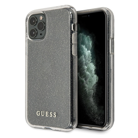 Guess Glitter Case - Etui iPhone 11 Pro (Silver)