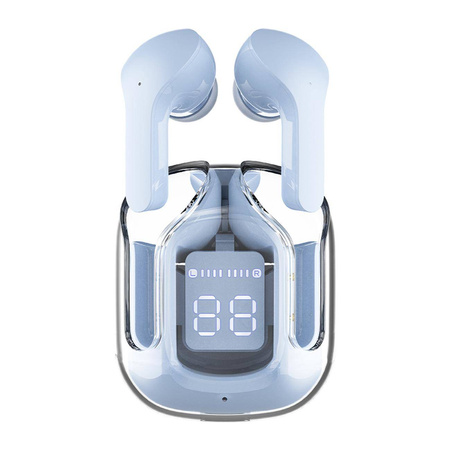 Acefast in -ear wireless headphones TWS Bluetooth light blue (T6 ice blue)