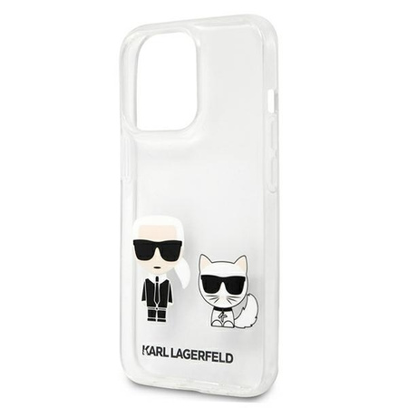 Karl Lagerfeld KLHCP13XCKTR iPhone 13 Pro Max 6,7" hardcase Transparent Karl & Choupette