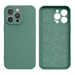 Silicone case etui iPhone 14 Plus silikonowy pokrowiec zielone