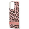 Schutzhülle IPHONE 13 PRO Guess Hardcase Leopard (GUHCP13LHSLEOP) rosa