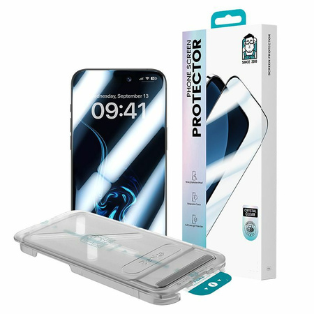 Benks Hartowane szkło Ultra Shield HD Glass do Iphone 16 Plus/15 Plus/14 Pro Max czarne