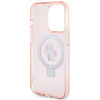 Karl Lagerfeld KLHMP15LHMRSKCP iPhone 15 Pro 6.1&quot; pink/pink hardcase Ring Stand Karl&amp;Choupette MagSafe