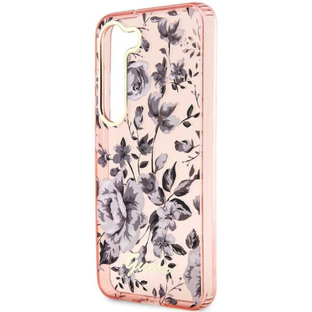 Guess GUHCS23MHCFWSP S23+ S916 pink/pink Hardcase Flower Collection