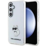 Etui Karl Lagerfeld IML Choupette na Samsung Galaxy S24+ - przezroczyste