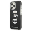 Karl Lagerfeld KLHCP13LTPE2TK iPhone 13 Pro / 13 6,1" hardcase czarny/black Karl&Choupette Head