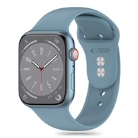 Pasek Tech-Protect Silicone na Apple Watch 4 / 5 / 6 / 7 / 8 / 9 / SE / Ultra 1 / 2 (42 / 44 / 45 / 49 mm) - niebieski