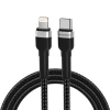 Wozinsky WNBCL1 Lightning / USB-C PD 30W cable 1 m - black