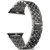 Strap for APPLE WATCH 4 / 5 / 6 / 7 / 8 / SE / ULTRA (42 / 44 / 45 / 49 MM) Diamond Bumper black