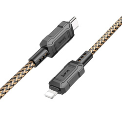 HOCO kabel Typ C do iPhone Lightning 8-pin Power Delivery 20W Leader X94 złoty