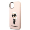 Karl Lagerfeld Silicone NFT Ikonik - Etui iPhone 14 Plus (różowy)