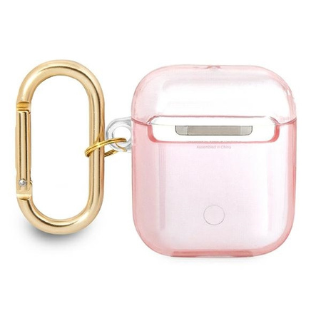 Case APPLE AIRPODS Guess AirPods Strap Collection (GUA2HHTSP) pink