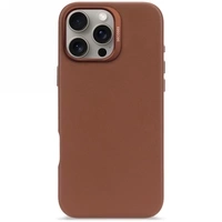 Etui Decoded Leather Backcover z MagSafe do iPhone 16 Pro Max - brązowe