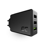 Green Cell ChargeSource 3 - Ładowarka sieciowa 3xUSB 30W Ultra Charge, Smart Charge