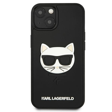 Karl Lagerfeld KLHCP13SCH3DBK 13 mini 5,4 &quot;black / black hardcase 3D Rubber Choupette