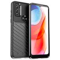 Thunder Case flexible gepanzerte Hülle für Motorola Moto G Play 2022 schwarz