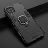 Ring Armor Case Kickstand Tough Rugged Cover for Samsung Galaxy A22 4G black