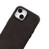 iCarer Oil Wax Premium Leather Case iPhone 14 Magnetic Leather Case with MagSafe Brown (WMI14220701-BN)