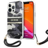 Guess GUHCP13LKCABBK iPhone 13 Pro / 13 6.1 &quot;black / black hardcase Camo Strap Collection