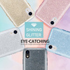 Etui IPHONE 14 Brokat Glitter różowe