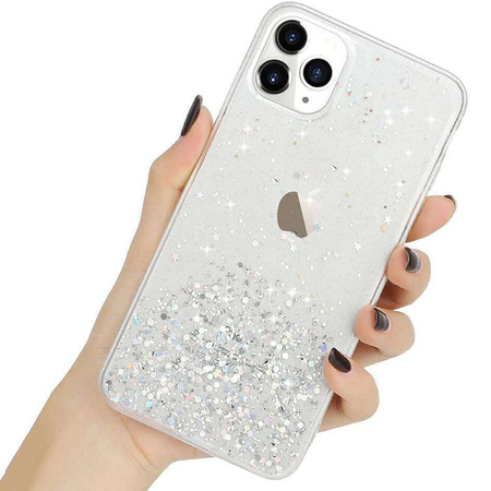 Schutzhülle XIAOMI REDMI NOTE 12 5G / POCO X5 5G Sequins Glue Glitter Case transparent