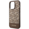 Guess GUHMP14XHGCFSEW iPhone 14 Pro Max 6.7" brązowy/brown hard case GCube Stripes MagSafe