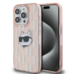 Karl Lagerfeld KLHCP13XHKLPCHP iPhone 13 Pro Max 6.7" różowy/pink hardcase IML Choupette Head & Monogram