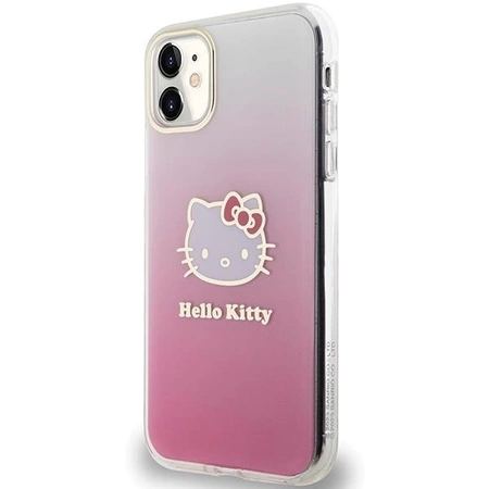 Hello Kitty IML Gradient Electrop Kitty Head Hülle für iPhone 11 / Xr – Pink