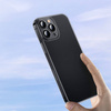 Baseus Frosted Glass Protective Case for iPhone 13 Pro schwarz (ARWS001001)