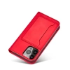 Magnet Card Case Hülle für iPhone 14 Plus Flip Cover Wallet Stand rot