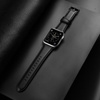 DUX DUCIS YA - pasek z naturalnej skóry do Apple Watch 38/40/41mm czarny